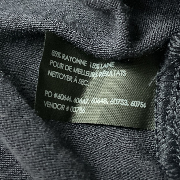 Club Monaco Midnight Blue Drape Blouse - Picture 6 of 7